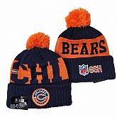 Chicago Bears Team Logo Knit Hat YD (20),baseball caps,new era cap wholesale,wholesale hats